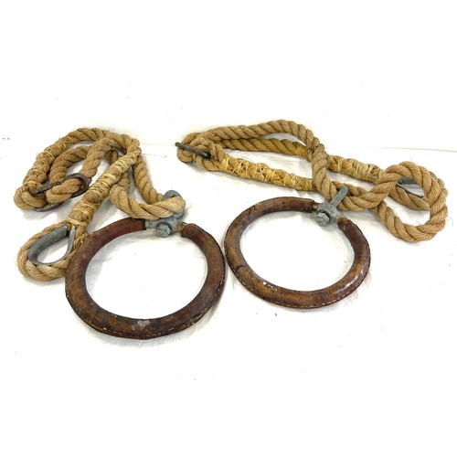 100 - Vintage gymnastic rings