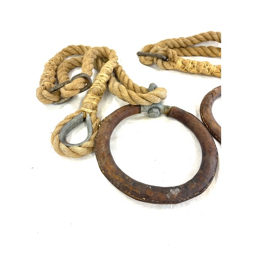 100 - Vintage gymnastic rings