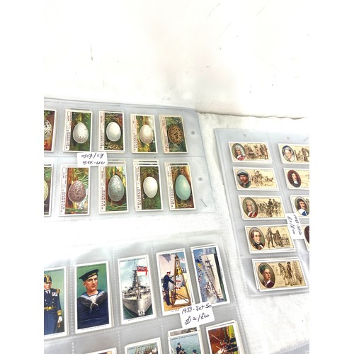 77 - Large selection of John Players, Lambert and Butler, H.O Wills cigarette cards - full set