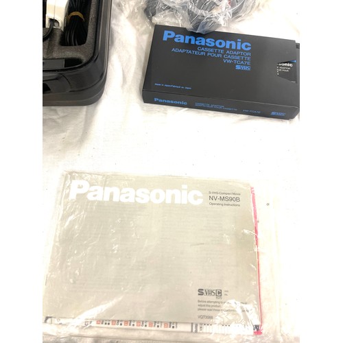 78 - Panasonic NV-MS90B, -VHS-C movie camera, carry case and accessories