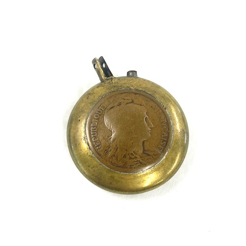 486 - WW2 trench art coin lighter