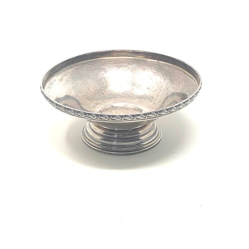 42 - small silver bowl Birmingham silver hallmarks weight 75g