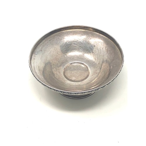 42 - small silver bowl Birmingham silver hallmarks weight 75g