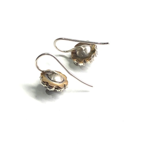 80 - Antique paste earrings