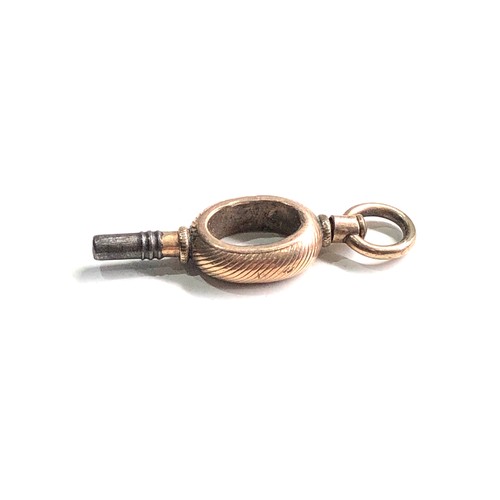 81 - Antique 9ct gold cased watch key