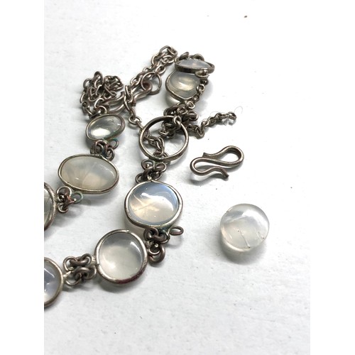 93 - Antique moonstone pendant for repair