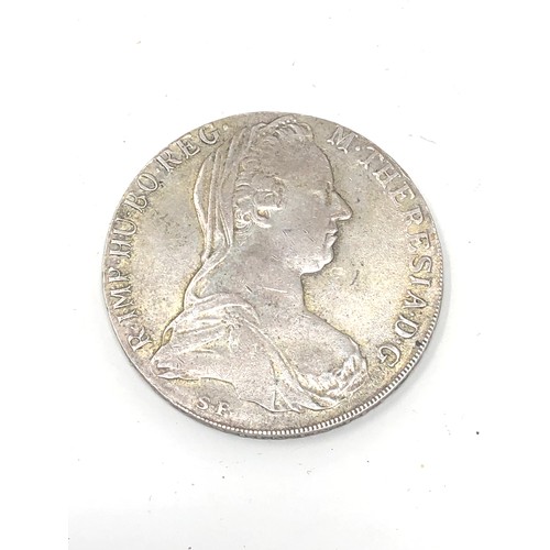 430 - 1780 Maria Theresa Thaler 1780 Restrike in silver