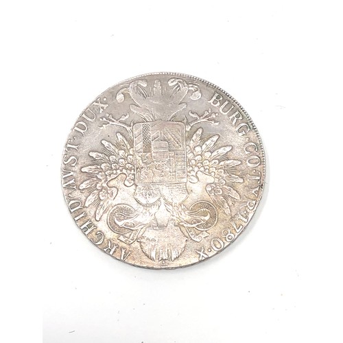 430 - 1780 Maria Theresa Thaler 1780 Restrike in silver