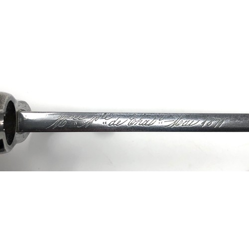 386 - French 1871 bayonet & scabbard