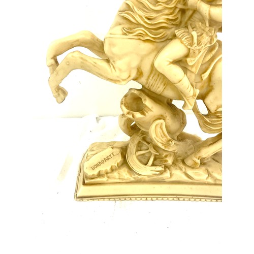 7 - Napoleon Bonaparte Crossing the St. Bernard Pass figurine By A Santini Italy