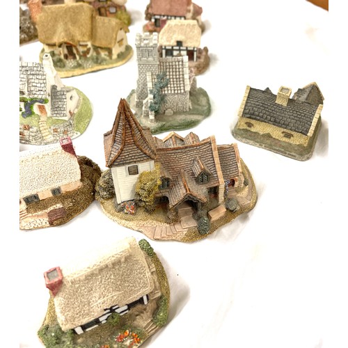 305 - Large selection of Lilliput lane and Milestone ornamental cottages