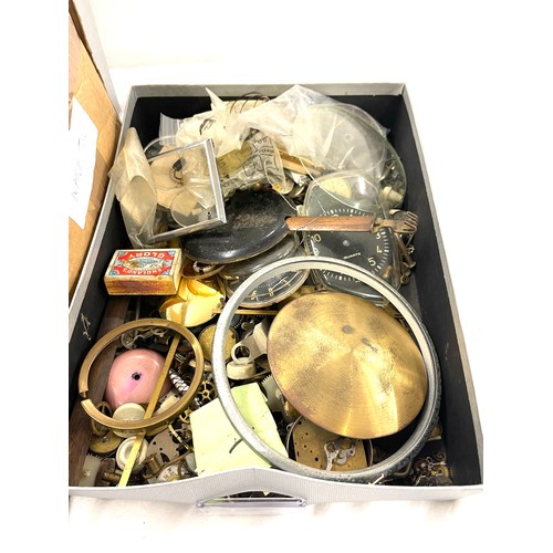 267 - Selection of various watch and clock parts