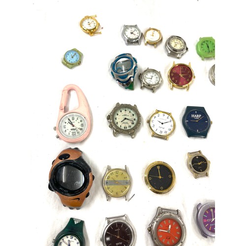 451 - Large selection of watch faces, ladies and gents, all untested