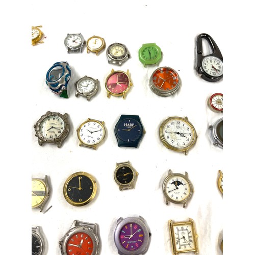 451 - Large selection of watch faces, ladies and gents, all untested