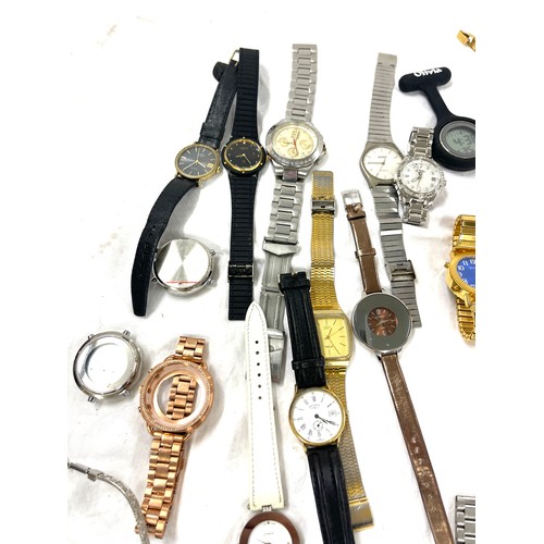 479 - Selection of mens and ladies wristwatches, all untested