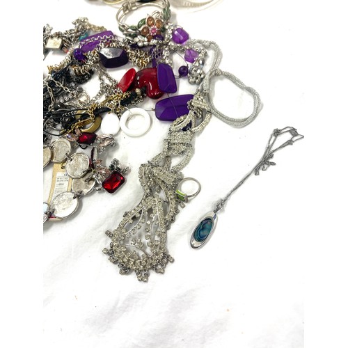 446 - Large selection of assorted costume jewellery