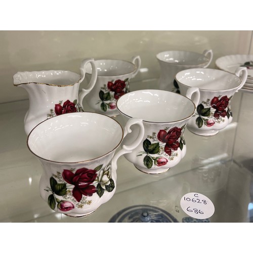 416 - Part Crown Fenton bone china tea service