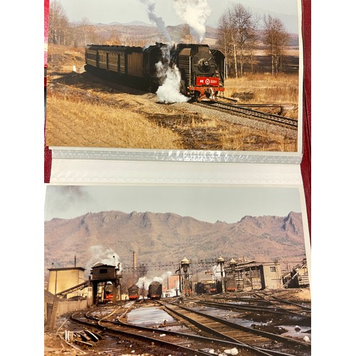 191 - Large selection of train photographs in albums