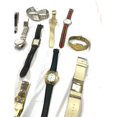 436 - Selection of ladies and gents wristwatches, untested