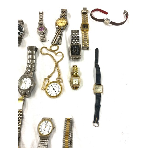 435 - Selection of ladies and gents wristwatches, untested