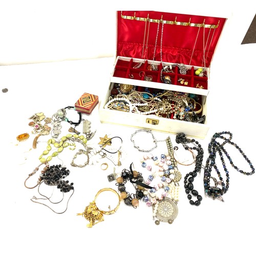 474 - Large selection of costume jewellery includes beads etc