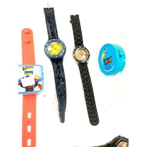 469 - Selection of childs disney watches etc