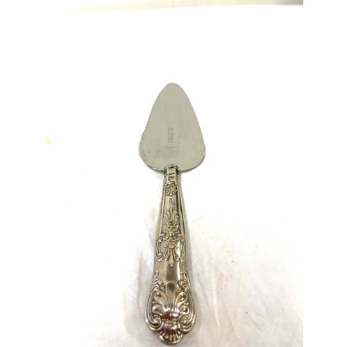 458 - Silver handled cake server