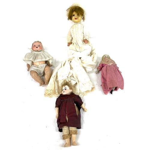 100 - Antique porcelain dolls, (2 x Armand Marseille)