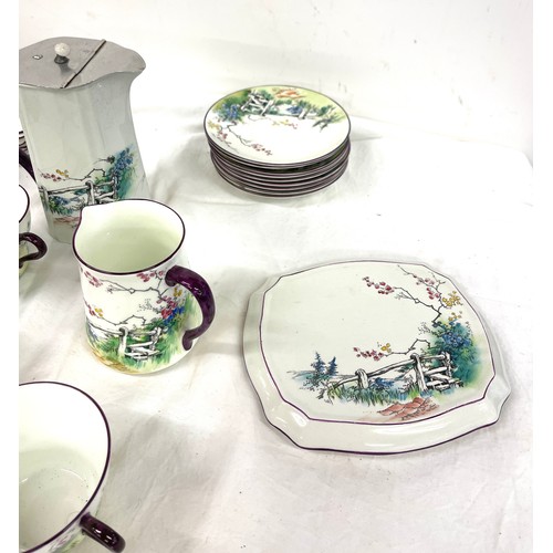 129 - Vintage Grimwades Atlas china tea set