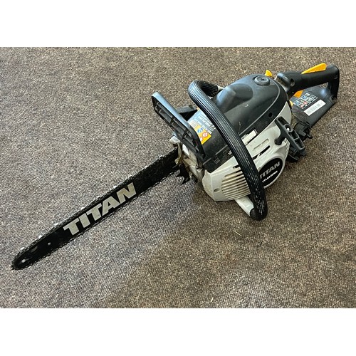 77 - Titan 35cc petrol chainsaw, working order