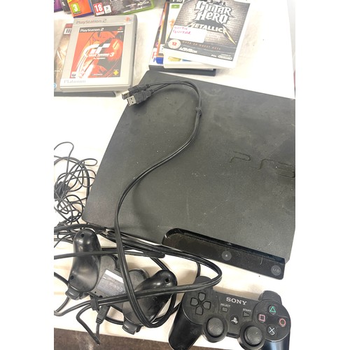 236 - Playstation 3 console, various computer gams to include Playstation, Xbox, Wii, PC games etc