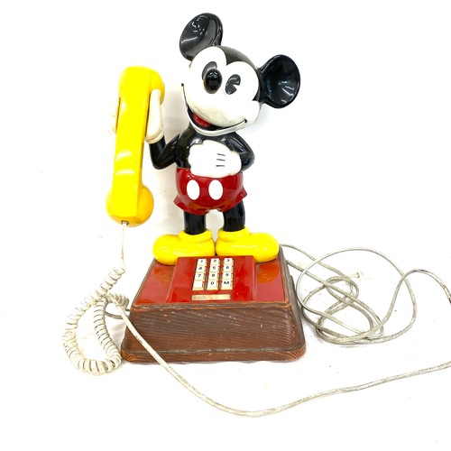 92 - Vintage Mickey Mouse telephone measures approx 16