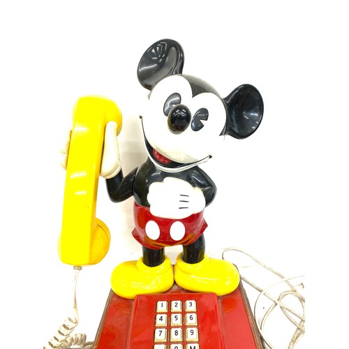 92 - Vintage Mickey Mouse telephone measures approx 16