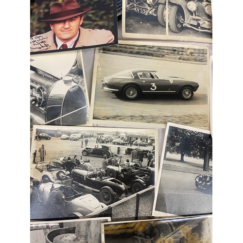 124 - Vintage photograph album of old cars etc