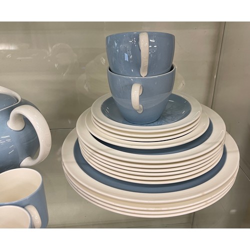 418 - Large selection of Wedgwood Summer sky part tea and coffee service