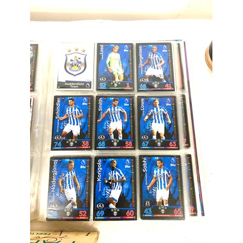 62 - Large selection of match attack collectors cards in a album and a large selection of loose cards