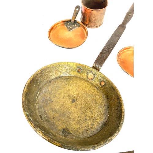 227 - Selection of vintage brass and copper items