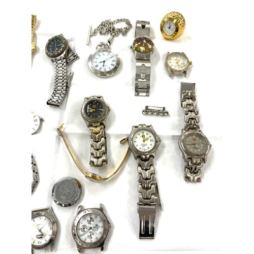 494 - Selection of ladies and gents wristwatches, untested