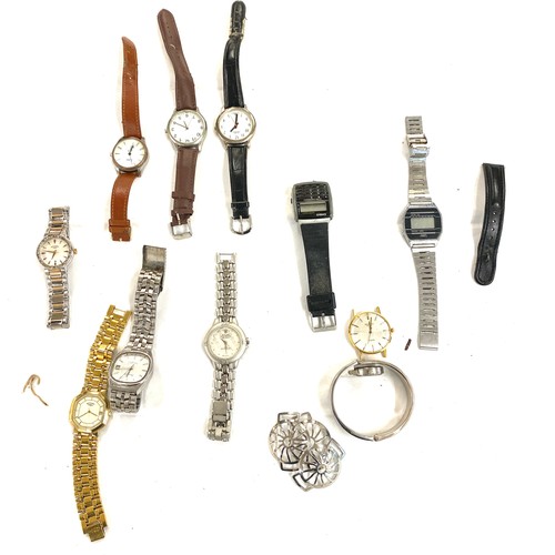 505 - Selection of ladies and gents wristwatches, untested