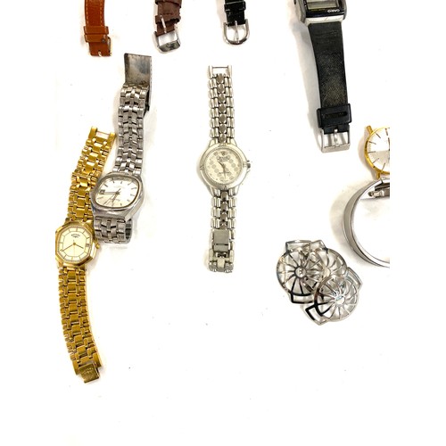 505 - Selection of ladies and gents wristwatches, untested