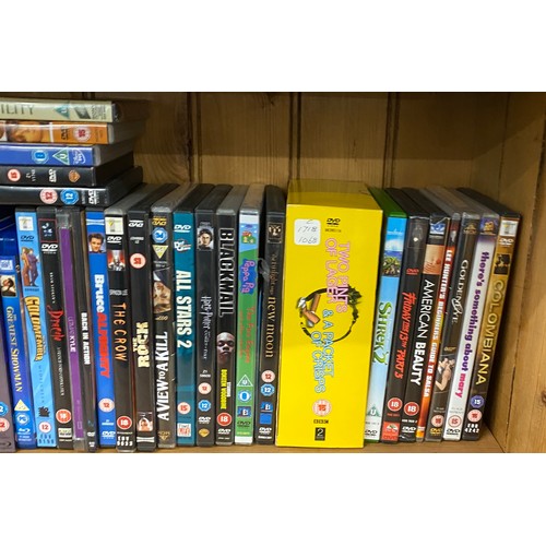 410 - Large selection of DVDs includes box sets, blue ray dvds etc