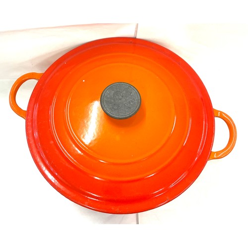 126 - Selection of 3 Le Creuset frying pans and 1 other