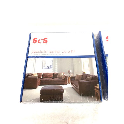 297 - SCS leather care kit and a SCS furniture care kit brand new in box