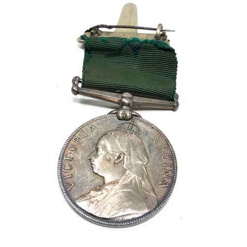 423 - Victorian volunteer long service medal un-named as issued