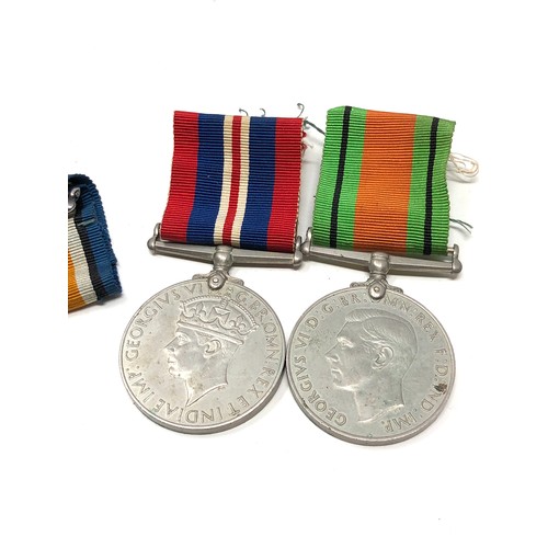 427 - ww1 & ww2 medals ww1 medal to 9037 pte e phillimore hampshire reg