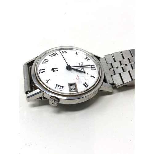 Vintage gents Bulova accutron m8 wristwatch the watch is not ticking