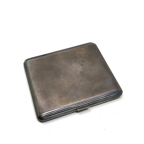 78 - Silver cigarette case weight 116g