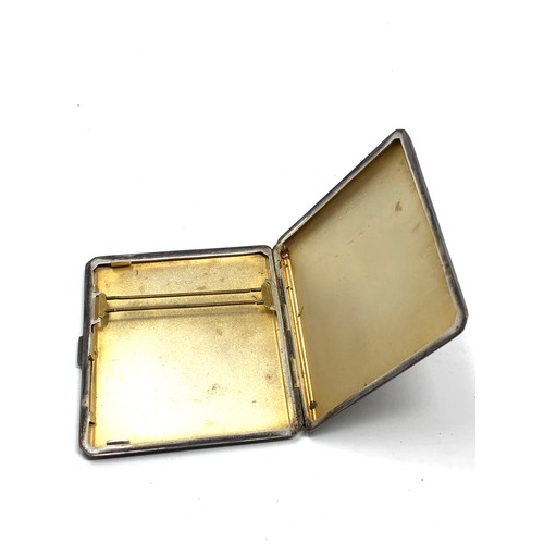 78 - Silver cigarette case weight 116g