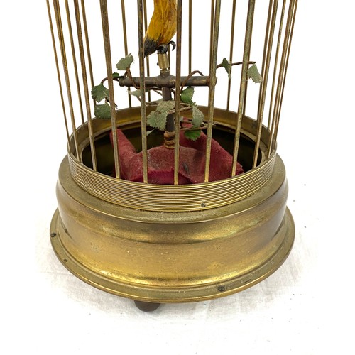 Sold at Auction: VINTAGE BRASS BIRD CAGE