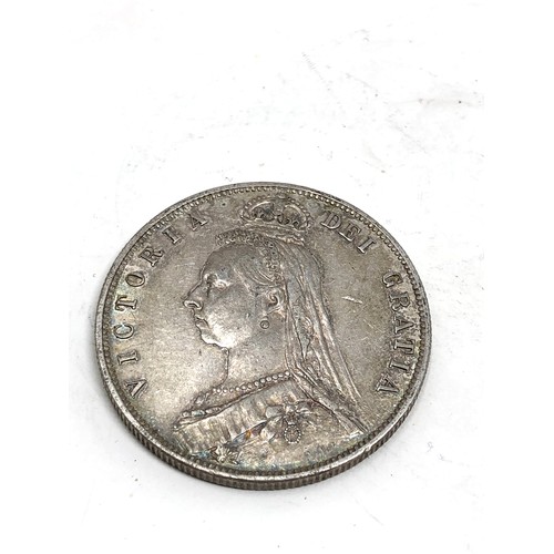 433 - Victorian 1889 half crown high grade